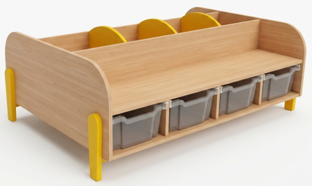 Banc bac à album